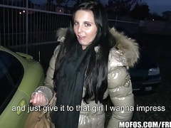 Free-FreePorn.com presents: Public pickups - young czech exhibitionist fucks for cash