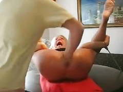 Free-FreePorn.com presents: Mature slave extreme fisting and squirt
