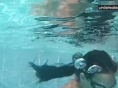 Free-FreePorn.com presents: Submerged underwater with a dick inside her