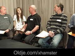 Free-FreePorn.com presents: 5 old men gang bang nasty young blonde nurse