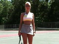 Free-FreePorn.com presents: Barbi loses tennis