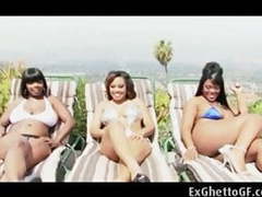 Free-FreePorn.com presents: Black babe with huge tits fucked