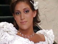 Free-FreePorn.com presents: Bride & a hottie share a big cock