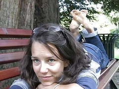 Free-FreePorn.com presents: French barefeet hippy girl
