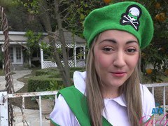 Free-FreePorn.com presents: Horny lily adams with natural tits enjoys while being fucked