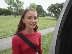 Free-FreePorn.com presents: Veronica church with shaved pussy sucking her lover's dick