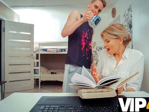 Free-FreePorn.com presents: Tutor4k. dude uses dirty ideas and finally fucks sexy literature teacher