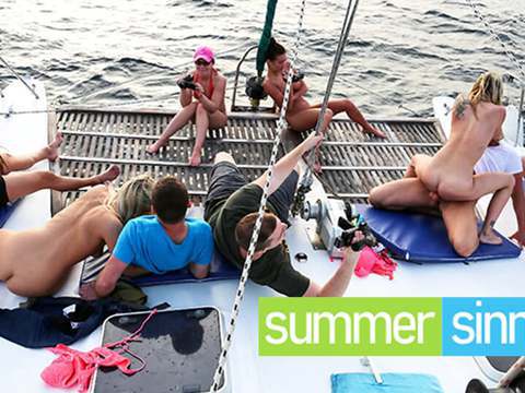Free-FreePorn.com presents: Crazy boat ride fuck by summersinners