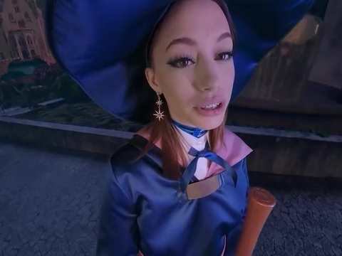 Free-FreePorn.com presents: Laya rae as akko knows some naughty spells