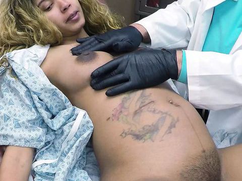 Free-FreePorn.com presents: Dayanara's pregnant exam with a naughty doctor