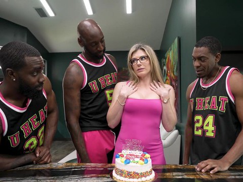 Free-FreePorn.com presents: Interracial gangbang with a horny blonde babe - cory chase