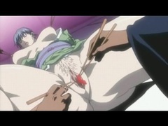 Free-FreePorn.com presents: Guys use chopsticks on her naked hentai body