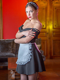Free-FreePorn.com presents: Sexy Maid Henessy betrays Natalie Starr and fucks boyfriend