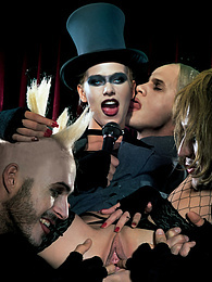 Free-FreePorn.com presents: Glamour Punk Fetish with Hot Cock Sucker Bitch Cora Menson