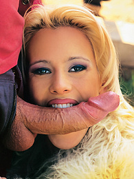 Free-FreePorn.com presents: Blonde Cora Works Hard With Mouth and Ass to Get a Facial